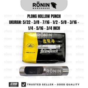 ATS Plong Hollow Punch 5/32 - 7/8 inch Lubang Kulit Alat Pelubang 1 kotak