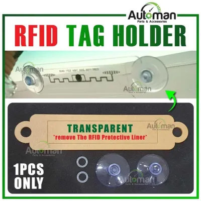 Car Roadtax Holder Acrylic Suction Cup Cukai Jalan Cover Universal Fit Bezza Myvi Saga Axia Clean Display