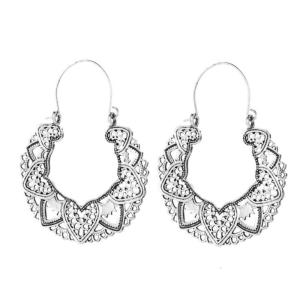 Elegant Hollow Totem Earrings Craft for Comfort and Styles in Antique Gold Portable for Daily and Special Occasions