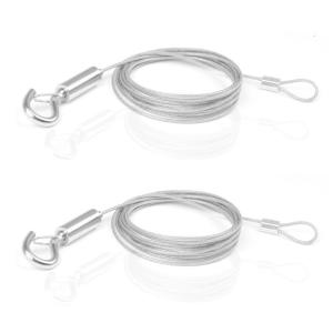 2m/78.74 Heavy Duty Stainless Steel Wire Rope Kit Frame Hanger Rope for Hanging Picture Mirror Light Lamp Flowerpot