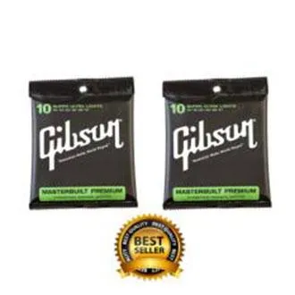 Gibson โปร่งเบอร์10 รุ่น SUPER ULTRA LIGHTS (2ชุด)