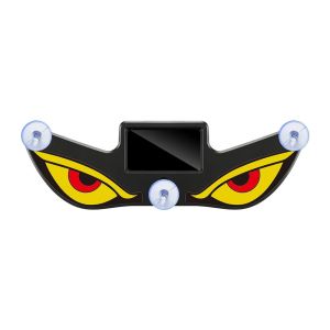 Demon Eye Solar LED Car Ambient Light Wireless Suction Cup USB Rechargeable Breathing Atmosphere Lamp