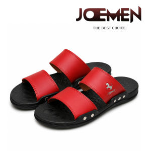 Joemen Sandal Pria Kulit S 52 Sandal Selop Casual Pria Outdoor Traveling