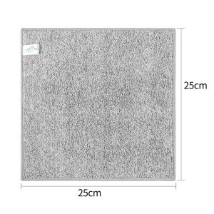 [Sell at a Loss]Bamboo Charcoal Fiber Cleaning Cloth Rags Water Absorption Non-Stick Oil Washing Kitchen Towel Household Cleaning Tools