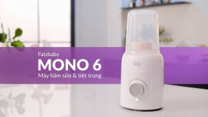 Máy hâm sữa và tiệt trùng FATZBABY MOMO 6 - FB3001TN - Thương hiệu Hàn Quốc - Bảo hành chính hãng 12 tháng