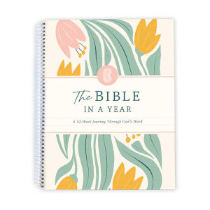 (A5) The Bible in A Year: A 52-Week Study Through Gods Word - Spiral Bible Study Guide 52-Week