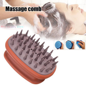 Silicone Head Body Scalp Massage Brush Comb Shampoo Hair Washing Comb Shower Meridian Brush Bath Spa Slimming