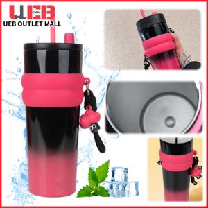 700ml Gradient Color Space Cup Stainless Steel Insulated Water Bottle for Sports and Outdoor Activities