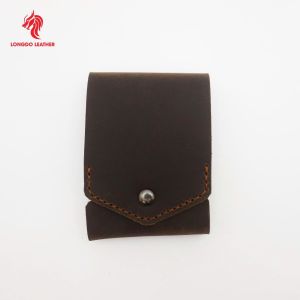 Ví nam nhỏ gọn da bò sáp thiết kế thông minh thương hiệu Longdo Leather - B18