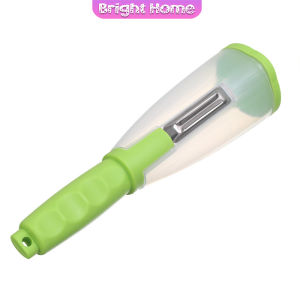 มีดปอกผลไม้ มีดปอกเปลือกผักและผล พร้อมที่เก็บเปลือก พกพาง่าย มีให้เลือก2สี Peeler