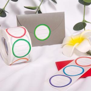 500 Sheets 1.5Inch Blank Adhesive Memos Pad Labels For Refrigerator Storage Organization Classroom Whiteboards Decors