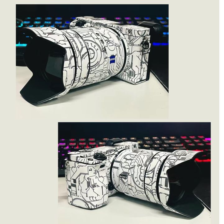 Anti-Scratch Camera Skin Wrap Sticker Coat Vinly Protective Film Body Protector Decals Cover For Sony A7II A7RII A7SII A7M2(Field Camouflage Black