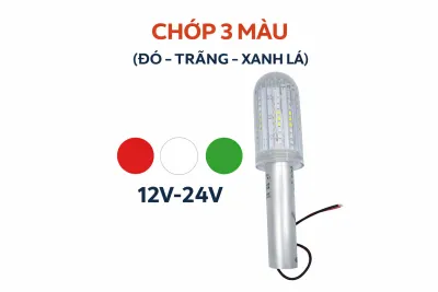 Đèn Chớp Tự Động 12V-24V – Tự Sáng Khi Tối Tắt Khi Sáng | Chống Nước Biển | Cho Tàu Thuyền