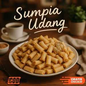 GRATIS ONGKIR+KARDUS+BUBLE+FRAGILE //Sumpia Udang Abon Khas Cirebon isi 1 kg