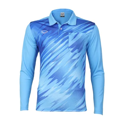 GRAND SPORT : เสื้อโปโลพิมพ์ชิ้นหน้าแขนยาว รหัส : 012271