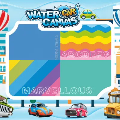 Childrens Play Magic Mat Kit Kids Toy Drawing Education Toys Reusable Large Painting Mat Wash Painting Teddy Bear Montessori Tikar Lukisan Air Ajaib Kanvas Seni Boleh Digunakan Semula Sesuai untuk Permainan dan Pembelajaran Imaginasi Playmat Bayi