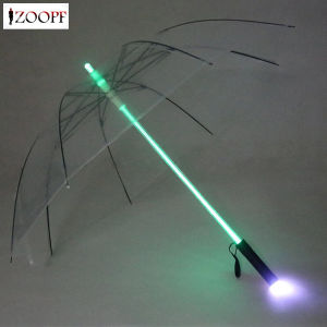 LED Umbrella Lightsaber Light Up Umbrella 7 Color Changing Golf Umbrellas Windproof