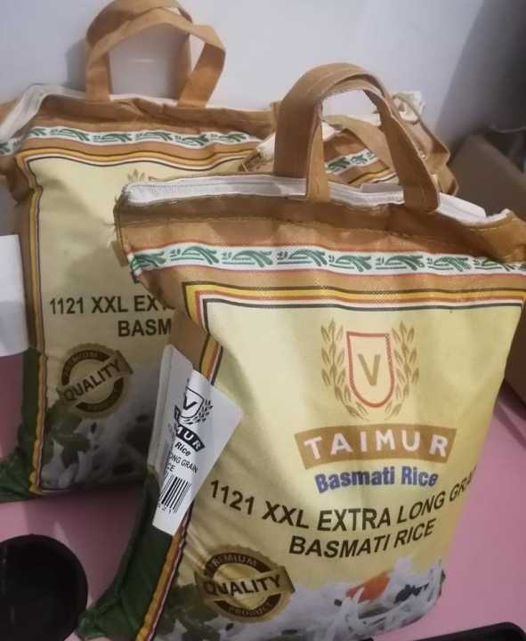 Basmati Rice Taimur Extra Long Grain XXL 5kg Lazada PH