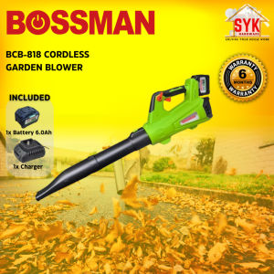 SYK Bossman BCB-818 Cordless Garden Blower Battery Mesin Blower Bateri Penghembus Udara Daun Blower Angin 20V