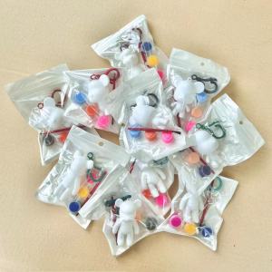 ของเล่นระบายสี น้องหมีพลาสติก ของเล่นศิลปะ สำหรับเด็กๆ คละสี คละแบบ (พร้อมส่งในไทย)