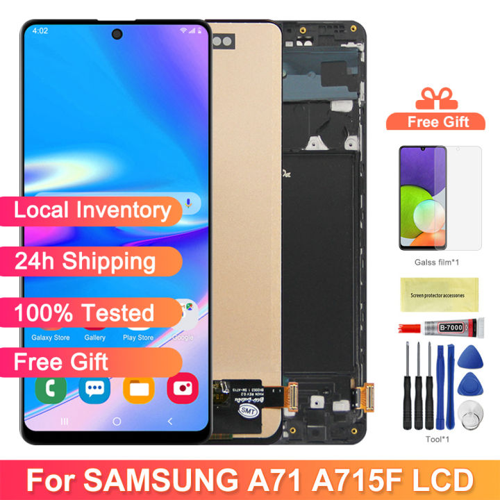 Lcd Screen Samsung A71 Scratch Test Samsung Galaxy A71 A715F LCD