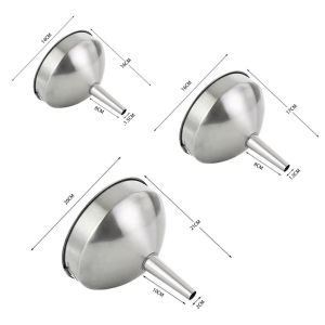 DS Stainless steel funnel household stainless steel hanging wine grape wine whisker kitchen