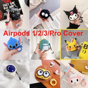 Airpods 3Rd Generation Case Airpods 1 2 Airpods Pro Cover Silicone Shock-Absorbing Protective Airpods 3 2021 Casing Skin with Keychain Earphone Charging Shell Cchoice