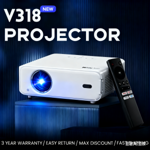 EXPOSE Smart Projector 4K Ultra HD Projector mini Portable Projector WIFI and Bluetooth Auto Focus Home Cinema Projectors