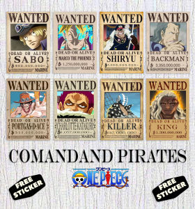 WALL DECOR POSTER DINDING BOUNTY ONE PIECE TERBARU/ FREE STIKER/ HIASAN DINDING AESTHETIC/ REAL PICT/ PAJANGAN DINGING ONE PIECE