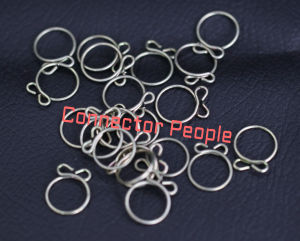 Klip Kawat Kancing klem 12mm Penjepit kleman Selang Bensin selang Hawa Model Pita