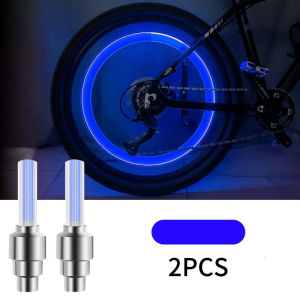 2PCS Motorcycle Bikecycle Wheel Tire Valve Colorful Led Pito Light Bike Car Spoke Neon Flash LED Flash Lamps