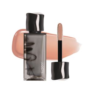 Joocyee Glazed Gloss Mirror Shine Lip Gloss Sheer Nude High Shine Lightweight Hydrating Moisturizing Smooth Lips Sheer Glow