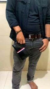 ANJ STORE 96 IKAT PINGGANG KULIT PRIA & GESPER GAUL IMPORT PRIA