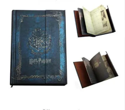 H arry Potter 1pc. Notebook Vintage Diary Agenda Planner Hardcover Book Gift