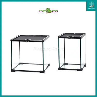 [ReptiZoo] MINI Glass Reptile Habitat Tank for Fish Crabs Turtle Reptiles Insects and Plants (AK03B AK10B)