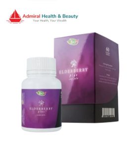 BioPlus Elderberry Plus (60 vegetable capsules) Colostrum | Green Tea Extract | Vitamin C | Zinc