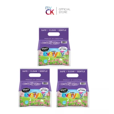 Zappy Everyday Antibacterial Wet Wipes 15s (18/36 packets)