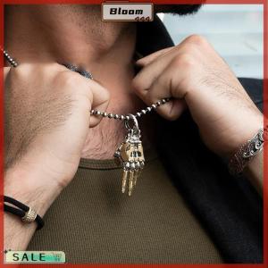Follow Get New[Bloom Z] Fashion Mechanical Bionic Hand Pendant With Chain For Men Women Creative Movable Finger Joints Robot Hand Necklace Jewelry