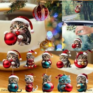 [COD] ZNPNXN Cat Advent Calendar – 24 Days Christmas Countdown With Cute Kitten Ornaments Acrylic Cat Tree Pendants Holiday Decoration Gifts For Cat Lovers