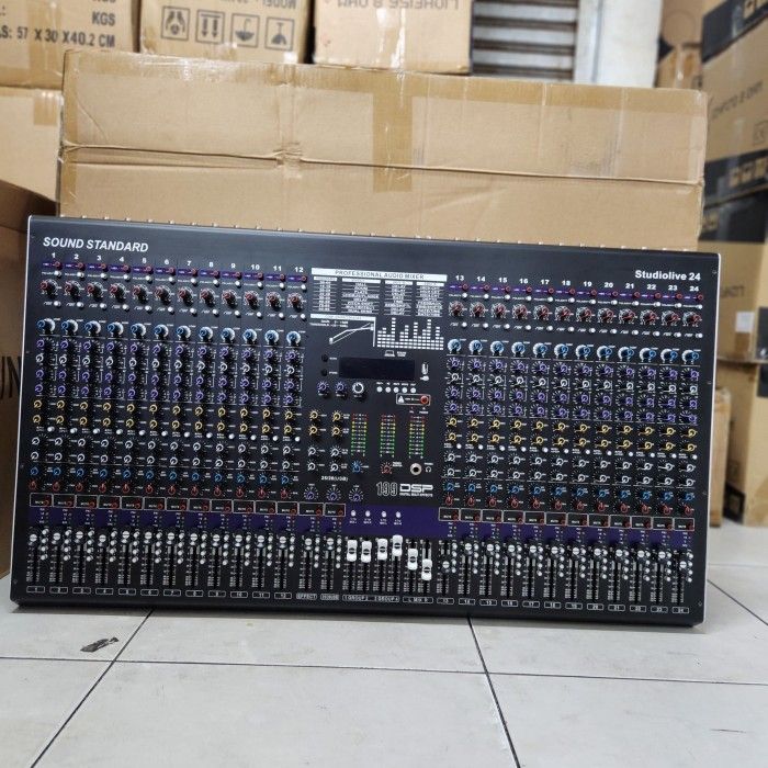 Mixer Audio Soundstandard Studio Live24 Compressor New 199Dsp Digital Live 24 Channel ( Bayar Ditempat )