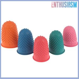 【Enthusiasm】🌟🌟【Hot Sale】🎈 5Pcs Counting Cone Rubber Thimble Protector Sewing Quilter Finger Tip Craft