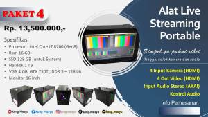 Alat Live Streaming Portable Paket 4