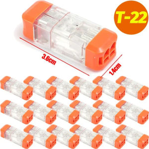 Xzxinzhan】กล่องขั้วต่อสายไฟแบบเสียบปลั๊กได้อเนกประสงค์ขนาดกะทัดรัดตัวเชื่อมสายไฟรถยนต์ไฟฟ้าแบบกดได้30/1ชิ้น