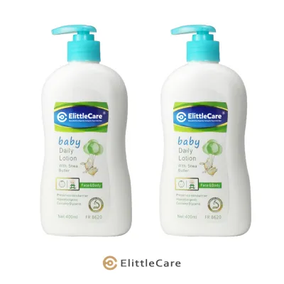 B1T1 Elittlecare Baby Lotion 400ml - Soothing and Hydrating with Shea Butter Aloe Vera and Glycerin for All Skin Types baby soap wash baby skin care