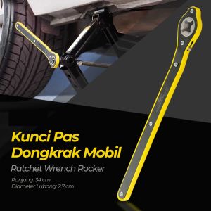 Ratchet Dongkrak Mobil Kunci Pas Alat Bantu Dongkrak Mobil Universal Praktis Mudah Digunakan