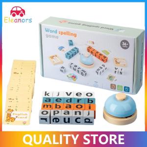 [Eleanor] Bằng Gỗ Spell Từ Đồ Chơi Thư Nhận Thức Thách Thức Bộ Nhớ Tiếng Anh Từ Trò Chơi Đầu Học Tập Giáo Dục Đồ Chơi Cho Trẻ Em