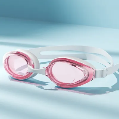 NISANM Waterproof Summer Swimming HD Anti Fog Diving Swim Glasses Creative Silicone Eyeglasses Men Women