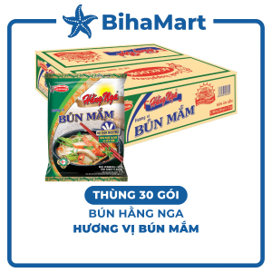 [THÙNG 30 GÓI] - ACECOOK - Bún mắm Hằng Nga Hằng Nga Bún mắm Bún Hằng Nga hương vị Bún mắm Bún mắm Acecook (72g/gói)