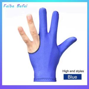 [Feibe Befei] Ba ngón tay đầy đủ ngón tay Bi Da hồ bơi Cue billiard găng tay cho tay trái Lycra Billiards găng tay