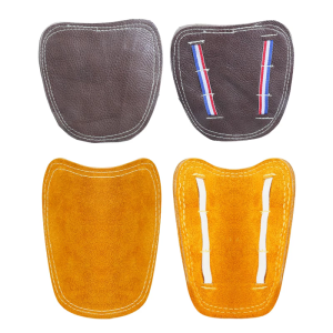 Protective Leather Welding Leggings Shoe Protectors Suitable for Heat Wear Resistance Industrial Use Construction Sites